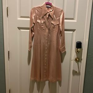 Vintage Betsy Johnson Gold dress small